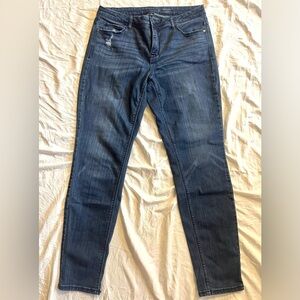 Simply Vera - Vera Wang Women's Skinny Mid-Rise Blue Jeans Size 10